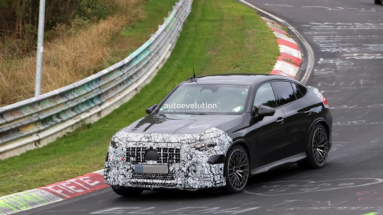 2028 Mercedes-AMG GLC 53 Coupe Facelift Spied Ahead