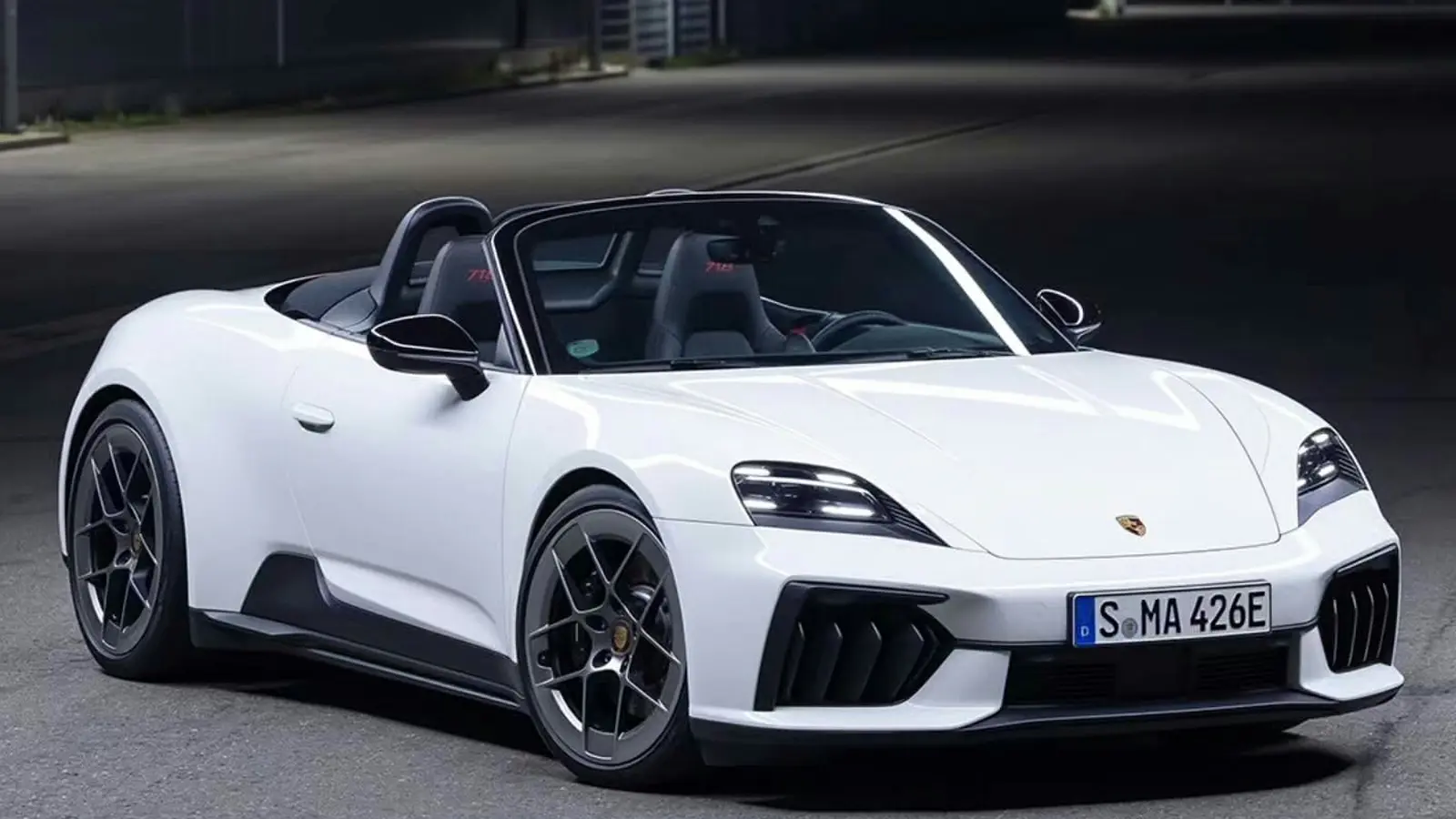 Porsche 718 Boxster EV Imagined Fully Uncovered in CGI