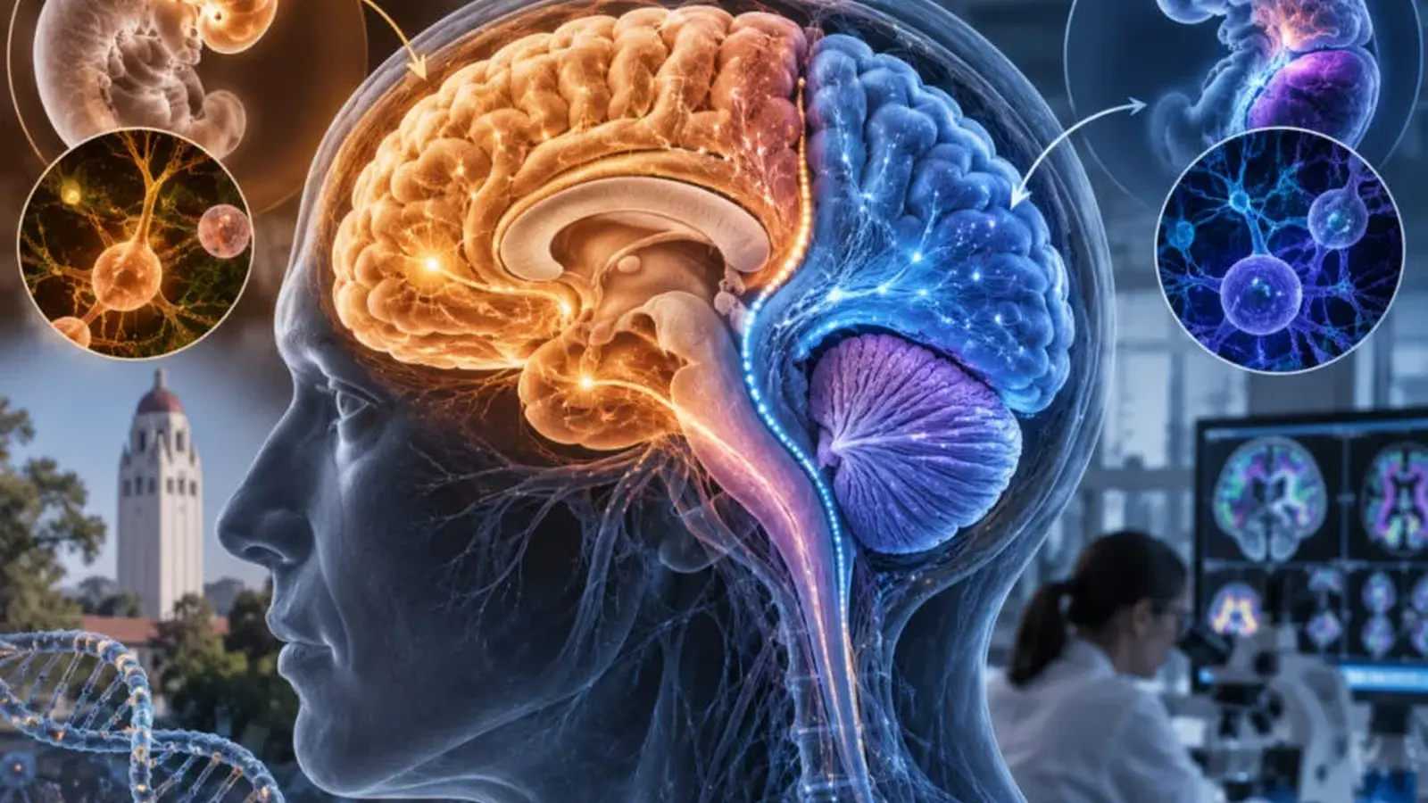 How the Human Brain Grew from Two Ancient Neural Systems