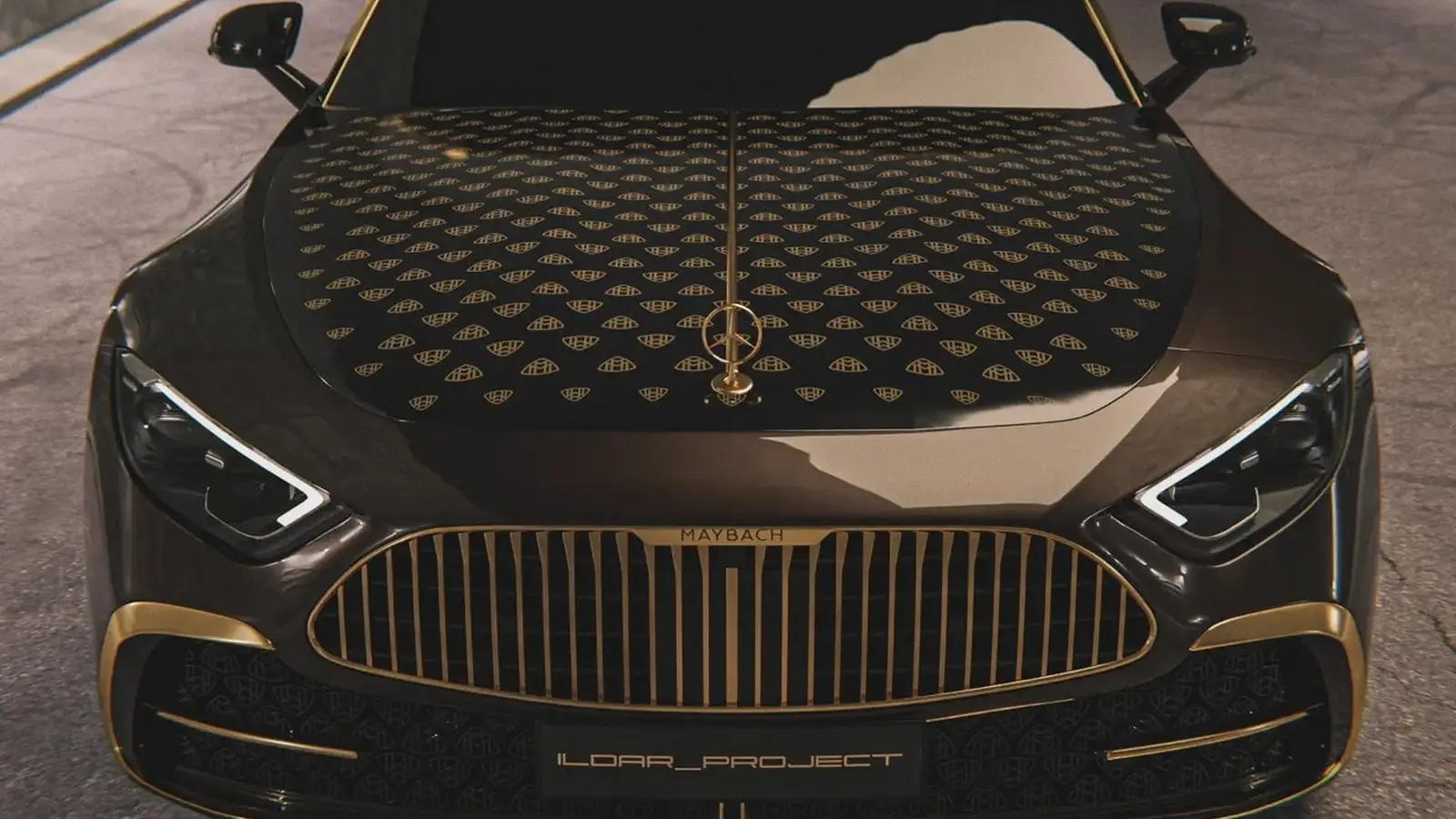 Maybach SL 680 Gold Edition Render Emphasizes V8 Powertrain
