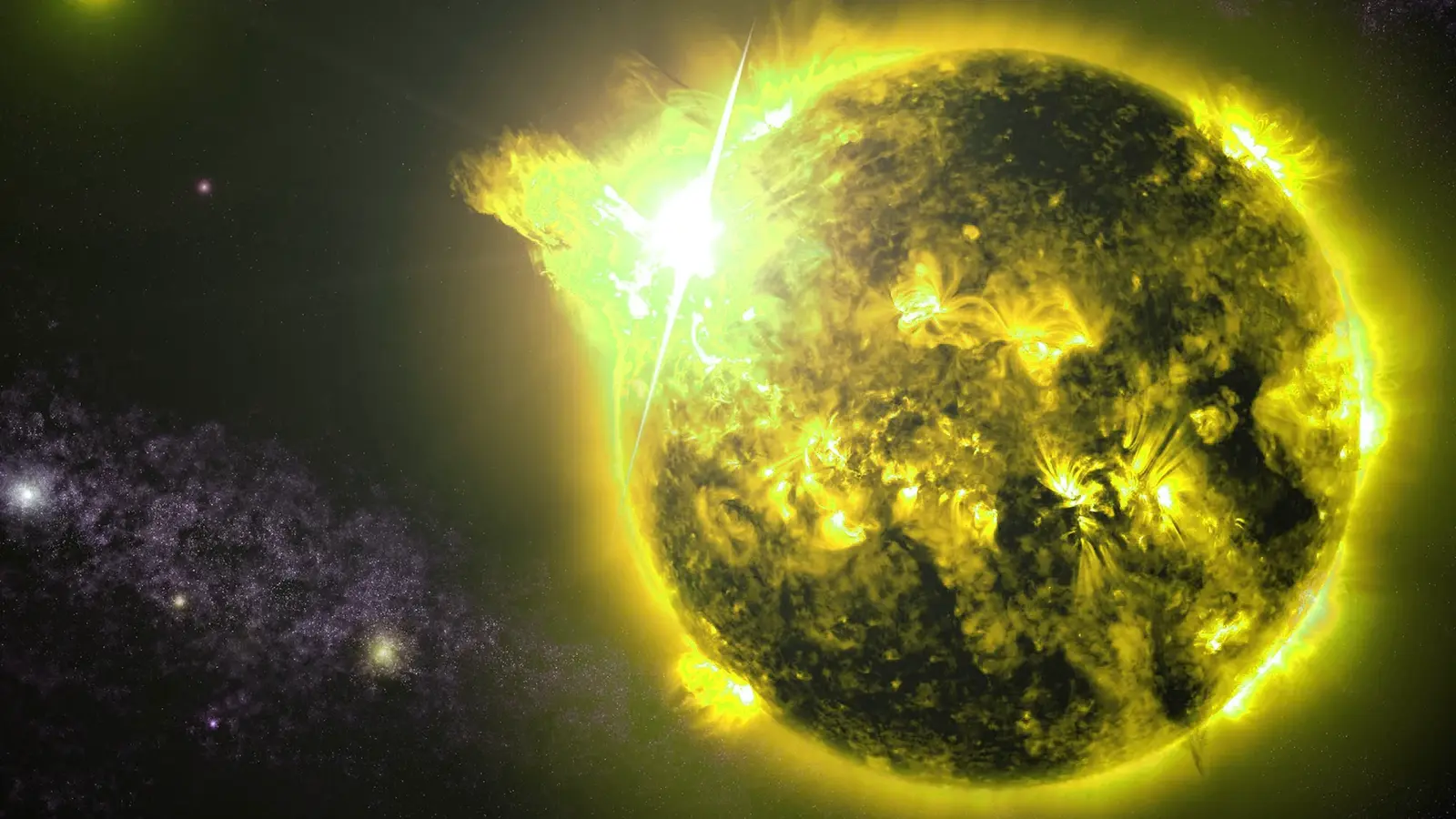 Sunspot 40 Times Earth's Width Suggests Superflare Risk