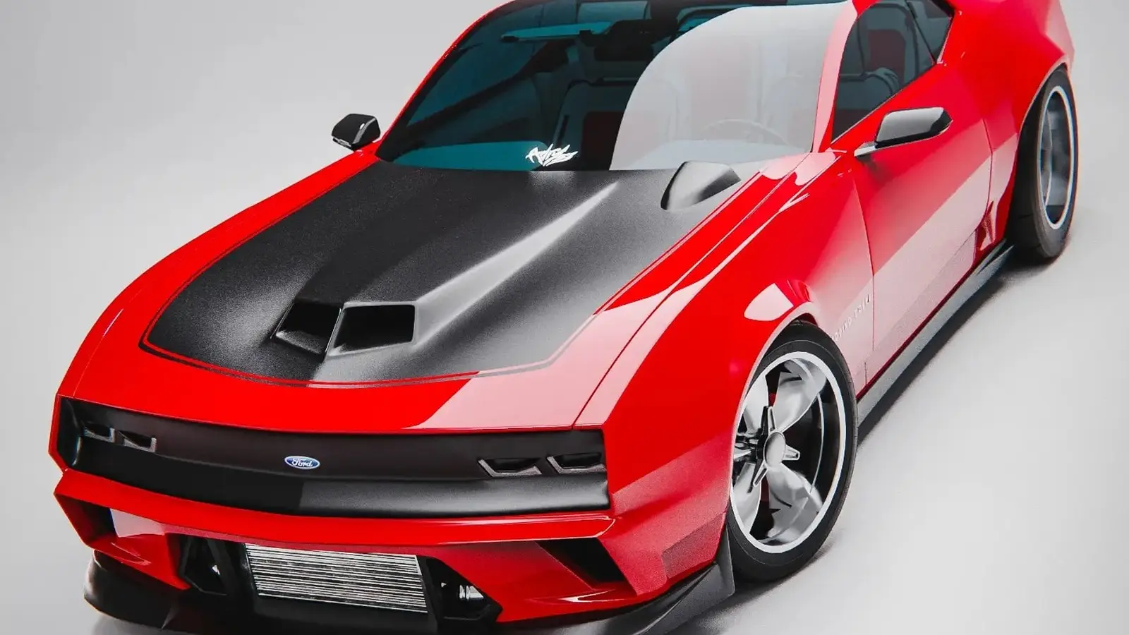 2027 Ford Torino Cobra Jet CGI Imagines SVT Return