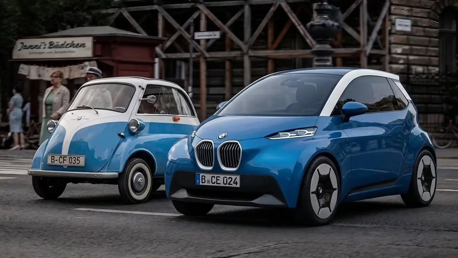 BMW Isetta Reimagined as Cabriolet in CGI by Giorgi