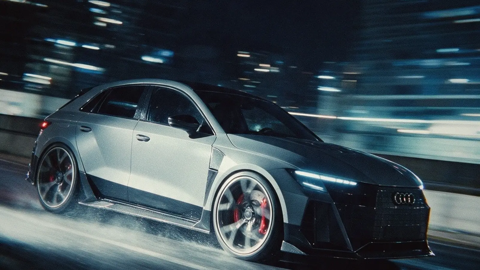 2028 Audi RS3 Sportback Render Shows New Front End