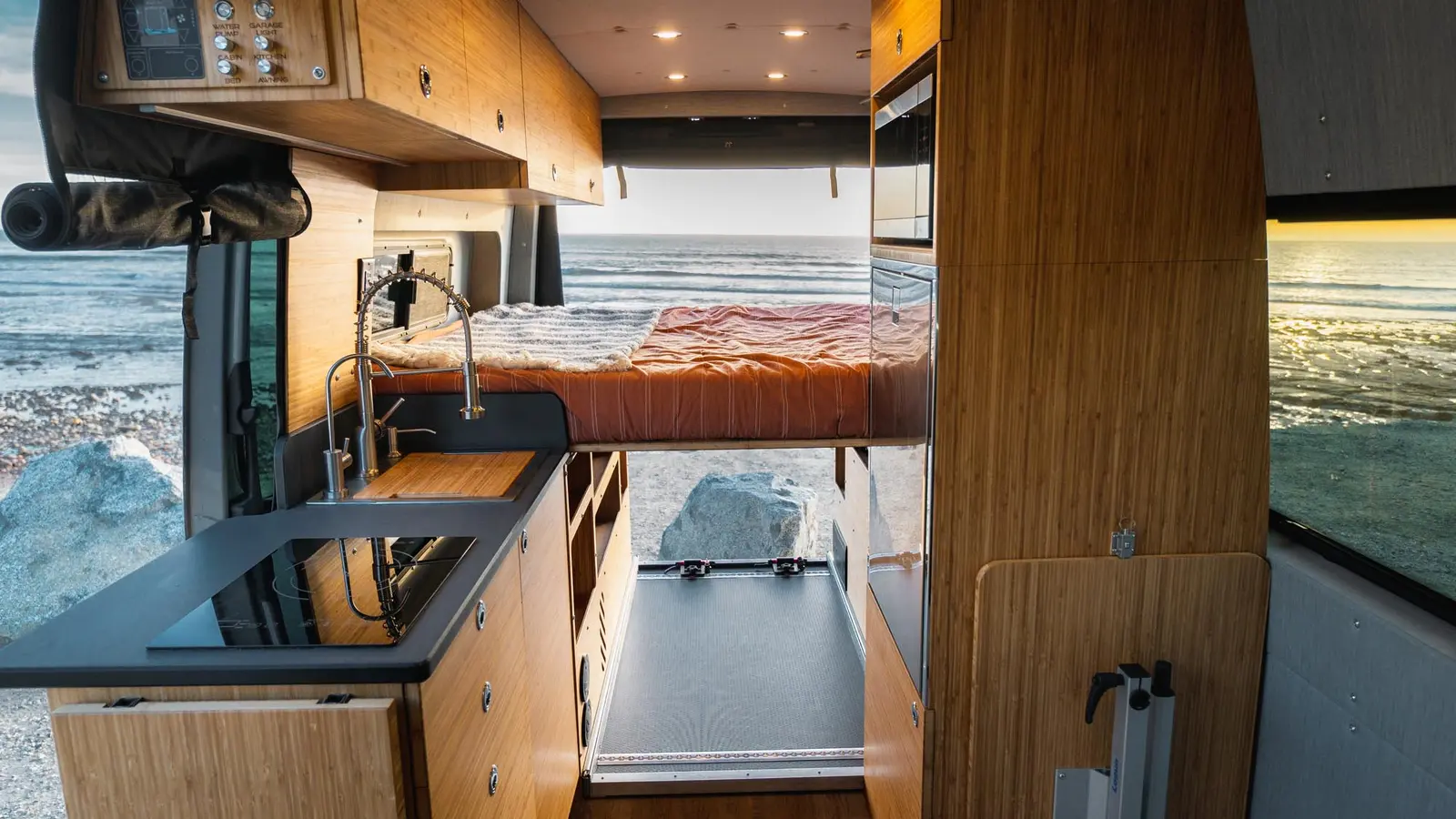 Peanut Butter: Bamboo-Focused 2022 4x4 Sprinter Camper