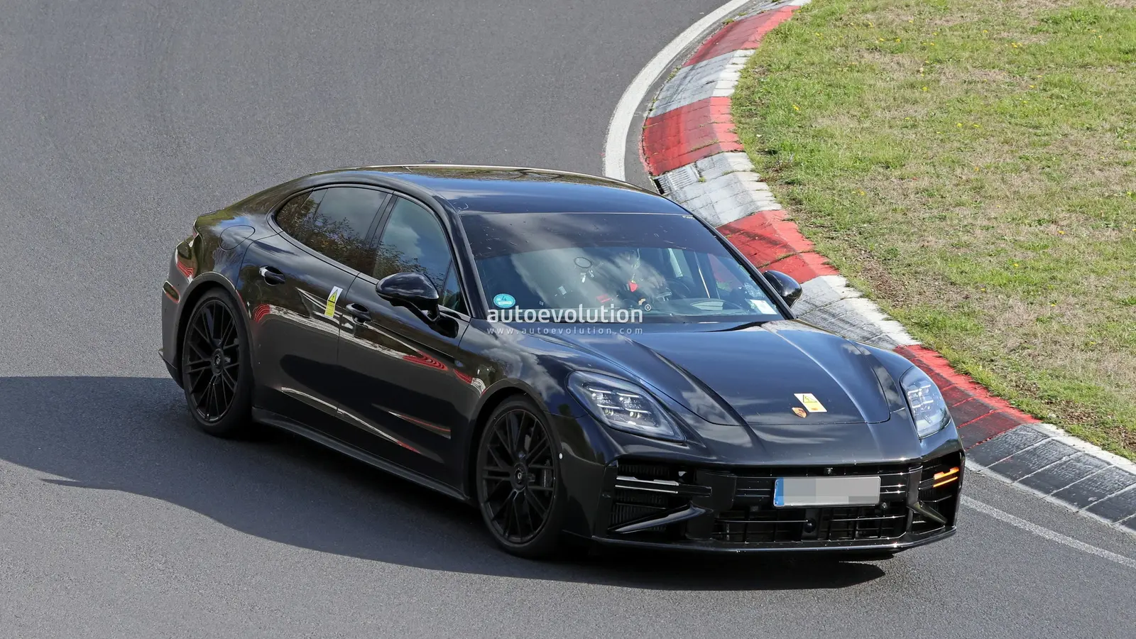 Porsche Panamera Facelift Spotted with GTS Cues at the Ring