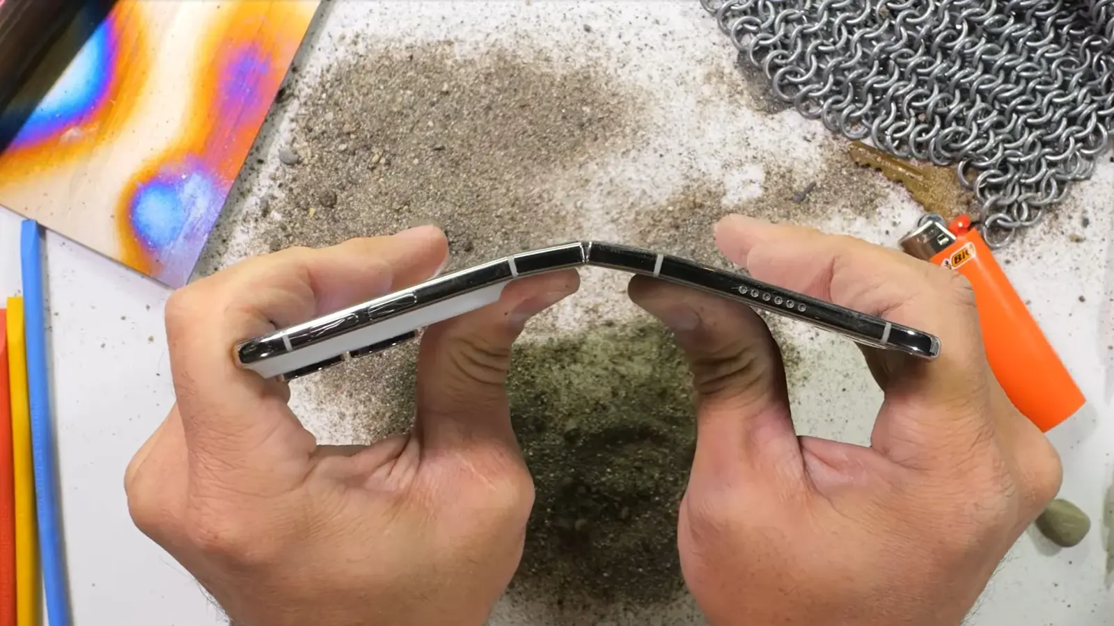 iPhone Duo durability test shows hinge and screen flaws