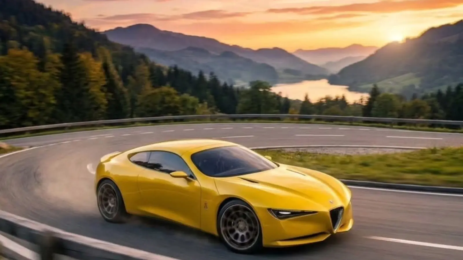 kelsonik Renders Alfa Romeo Cuorerosso as GT Coupe
