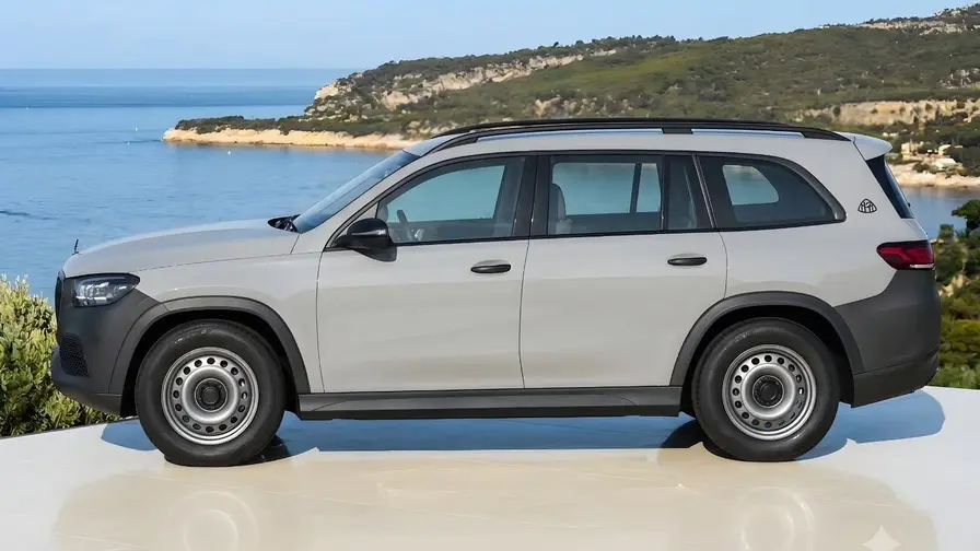 Maybach GLS Rendered with Steel Wheels and Dacia Engine Maybach GLS Rendered with Steel Wheels and Dacia Engine