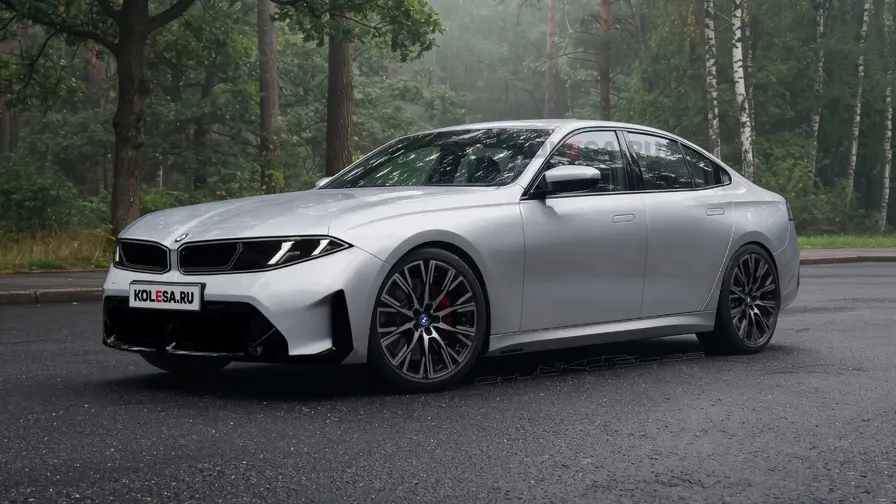 BMW M350 xDrive previewed with Neue Klasse design rendering