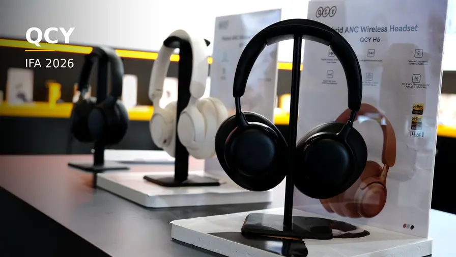 QCY at IFA 2026: Open-Ear Audio, Affordable TWS and New Over-Ear Headphones