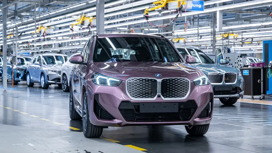 Nine Millionth Regensburg BMW: Velvet Orchid iX1 EV