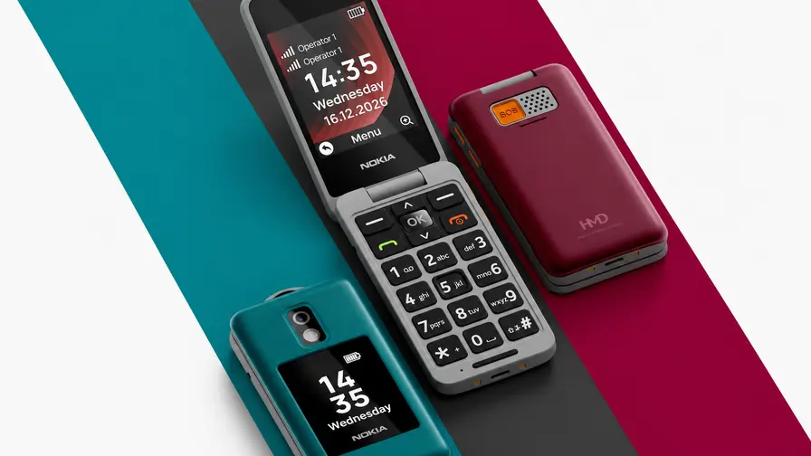 Nokia 2360 Flip: Clamshell Feature Phone with SOS Button